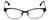 Jonathan Adler Designer Eyeglasses JA100-Black in Black 53mm :: Custom Left & Right Lens