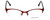 Jonathan Adler Designer Eyeglasses JA104-Red in Red 53mm :: Rx Single Vision