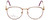 Linda Evans Designer Eyeglasses LE-169 in Burgundy 53mm :: Rx Bi-Focal