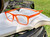 Magz Designer Eyeglasses Astoria in Orange 50mm :: Rx Bi-Focal Magz Designer Eyeglasses Astoria in Orange 50mm :: Rx Bi-Focal