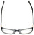 Ana & Luca Designer Reading Glasses Francesca in Black 52mm