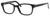 Ernest Hemingway Designer Eyeglasses H4689-BKW in Black White 49mm :: Rx Single Vision