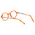 EyeBobs Hexed Designer Reading Eye Glasses in Horn Tortoise/Silver 601-06 48mm