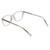 Vivid Designer Reading Eyeglasses  886 in Shiny Crystal 53 mm Rx SV