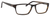 Esquire Designer Rectangle Frame Eyeglasses EQ1501 in Brown/Black-55mm Progressive