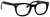 Ernest Hemingway H4668 Unisex Round Eyeglasses in Shiny Black 48 mm