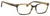 Ernest Hemingway H4803 Unisex Rectangular Frame Eyeglasses Birch 55 mm Custom Lens