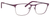 Ernest Hemingway H4818 Unisex Oval Eyeglasses in Purple/Gunmetal 54 mm Custom Lens