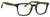 Ernest Hemingway H4827 Unisex Square Frame Eyeglasses in Black/Olive 51 mm Bi-Focal