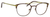 Ernest Hemingway H4832 Womens Round Eyeglasses in Brown/Lime Green 49 mm RX SV