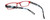 Calabria Kylie Rectangular Designer Reading Glasses 50mm