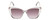 Front View of Kendall+Kylie KK5126 CHARLOTTE Cat Eye Sunglasses in Grey Crystal Gold/Grey 54mm