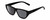 Profile View of Kendall+Kylie KK5131CE BLAKE Women Rectangle Designer Sunglasses Black/Grey 54mm