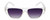 Front View of Kendall+Kylie KK5131CE BLAKE Women's Sunglasses in Clear Crystal Teal/Grey 54 mm