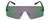 Front View of Kendall+Kylie KK5159CE MARISKA Women Designer Sunglasses Black/Green Mirror 71mm