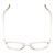 Top View of Book Club Bored of Flings Designer Progressive Lens Prescription Rx Eyeglasses in Gloss Silver Unisex Pilot Full Rim Metal 55 mm