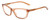 Profile View of Smith Optics Getaway-IMM Designer Progressive Lens Blue Light Blocking Eyeglasses in Crystal Tobacco Brown Ladies Cat Eye Full Rim Acetate 56 mm