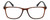Front View of Geoffrey Beene GBR001 Mens Reading Glasses Tortoise Havana Brown Gold Black 53mm