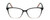 Front View of Lulu Guinness LR83 Designer Bi-Focal Prescription Rx Eyeglasses in Black Blush Pink Crystal Fade Ladies Cat Eye Full Rim Acetate 53 mm