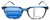 Progressive Lens Blue Light Blocking Glasses Lenses Layout Illustration Progressive Lens Blue Light Blocking Glasses Lenses Layout Illustration