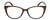 Front View of Elle EL15559R Designer Single Vision Prescription Rx Eyeglasses in Gloss Tortoise Havana Brown Spot Ladies Cat Eye Full Rim Acetate 52 mm