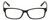 Front View of Elle EL15560R Designer Single Vision Prescription Rx Eyeglasses in Gloss Black Modern Art Olive Green Brown Tan Orange Ladies Rectangular Full Rim Acetate 55 mm