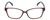 Front View of Isaac Mizrahi IM31324R Designer Single Vision Prescription Rx Eyeglasses in Rose Pink Crystal Floral Blue Ladies Cat Eye Full Rim Acetate 52 mm