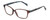 Profile View of Isaac Mizrahi IM31324R Designer Progressive Lens Blue Light Blocking Eyeglasses in Rose Pink Crystal Floral Blue Ladies Cat Eye Full Rim Acetate 52 mm