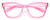 Top View of Dolce&Gabbana DG5076 Designer Progressive Lens Prescription Rx Eyeglasses in Shiny Pink Crystal Gold Ladies Cat Eye Full Rim Acetate 55 mm