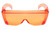 Calabria 3000 Orange Fitover Dental Safety Glasses Protection for Teeth Whitening LED Light Eye Shield Red Light Goggles Blue Light Blocking Glasses Fit Over Prescription Glasses Anti Scratch Fog