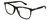 Profile View of Police SPL872 Designer Reading Eye Glasses with Custom Cut Powered Lenses in Matte Tortoise Havana Brown Silver Unisex Square Full Rim Acetate 56 mm
