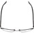 Top View of Carrera CA8822 Unisex Rectangle Designer Reading Glasses Matte Satin Brown 54 mm