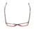 Top View of Ernest Hemingway H4694 Unisex Eyeglasses in Tortoise/Burgundy Red 53mm RX SV