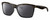 Profile View of Costa Del Mar Anaa Designer Polarized Reading Sunglasses with Custom Cut Powered Smoke Grey Lenses in Shiny Olive Green Tortoise Havana Black Ladies Panthos Full Rim Acetate 55 mm