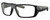 Profile View of Costa Del Mar Fantail Pro Designer Reading Eye Glasses in Matte Black Unisex Rectangular Full Rim Acetate 60 mm
