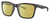 Profile View of Costa Del Mar Panga Designer Polarized Reading Sunglasses with Custom Cut Powered Sun Flower Yellow Lenses in Matte Gray Tortoise Havana Ladies Cat Eye Full Rim Acetate 56 mm