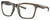 Profile View of Costa Del Mar Panga Designer Progressive Lens Blue Light Blocking Eyeglasses in Shiny Taupe Gray Brown Crystal Ladies Cat Eye Full Rim Acetate 56 mm