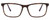 Front View of Chopard VCH285-0722 Designer Reading Eye Glasses with Custom Cut Powered Lenses in Brown Tortoise Havana Black Grey Unisex Rectangular Full Rim Acetate 55 mm