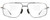 Front View of Chopard SCHF21M-568P Titanium Mens Progressive Blue Light Glasses Gunmetal 60 mm