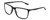 Profile View of Columbia C553S Designer Single Vision Prescription Rx Eyeglasses in Matte Black Blue Mens Rectangular Full Rim Acetate 62 mm