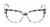 Front View of Kate Spade AISHA Designer Progressive Lens Prescription Rx Eyeglasses in Tan Purple Plaid Amber Brown Tortoise Havana Ladies Cat Eye Full Rim Acetate 54 mm