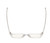Top View of BCBG BAR104BL Designer Single Vision Prescription Rx Eyeglasses in Clear Crystal Glitter Unisex Panthos Full Rim Acetate 52 mm