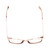 Top View of BCBG BAR105 Designer Single Vision Prescription Rx Eyeglasses in Crimson Maroon Red Rose Gold  Unisex Cat Eye Full Rim Acetate 52 mm