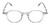 Front View of Reptile Softshell Unisex Reading Glasses Smoke Grey Crystal Tortoise Havana 45mm