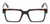 Front View of Reptile Leatherback Unisex Reading Glasses in Tortoise Havana Blue Crystal 52 mm