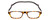 Front View of Snap Magnetic SP01-C2 Designer Progressive Prescription Rx Eyeglasses in Dark Brown Tortoise Havana Red Unisex Oval Full Rim Plastic 52 mm