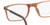 Close Up View of Calabria SP02 Snap Magnetic Reading Glasses Crystal Brown Adjustable Temples Eyeglass Around the Neck Hanging Readers