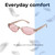 Lightweight Construction Illustration of QUAY Australia Aura Points Unisex Oval Full Rim Designer Reading Glasses in Brown Doe 55mm Custom L&R Lens