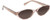 Profile View of QUAY Australia Aura Points Designer Polarized Reading Sunglasses with Custom Cut Powered Amber Brown Lenses in Brown Doe Unisex Oval Full Rim Acetate 55 mm