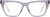 Front View of QUAY Australia Call The Shots Designer Bi-Focal Prescription Rx Eyeglasses in Sweet Pea Lilac Ladies Cat Eye Full Rim Acetate 54 mm